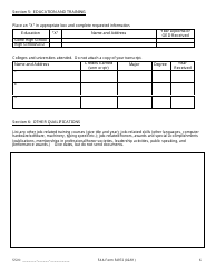 FAA Form 54972 Air Traffic Assistant at-2154-07 (Flight Data Communications Specialist), Page 7