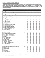 FAA Form 54972 Air Traffic Assistant at-2154-07 (Flight Data Communications Specialist), Page 8