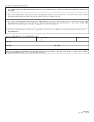 FCC Form 609-T Application to Report Eligibility Event, Page 10