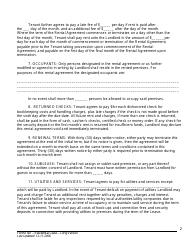 Form 401 Residential Lease Agreement - Alabama Association of Realtors - Alabama, Page 2