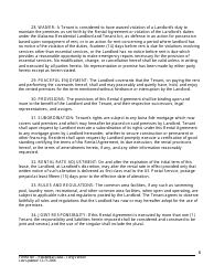 Form 401 Residential Lease Agreement - Alabama Association of Realtors - Alabama, Page 8