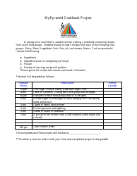 Document preview: Mypyramid Cookbook Project Evaluation Template