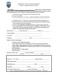Assumption of Risk Liability Waiver and Claims Release - City of Newport, Rhode Island, Page 2