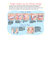 Tooth Brushing Chart - Bright Smiles for the Whole Family, Page 2