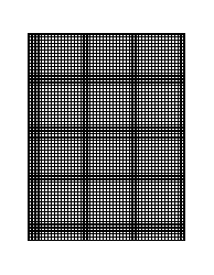 Document preview: Graph Paper With Centered X-Y Axis - 8 Lines/Inch