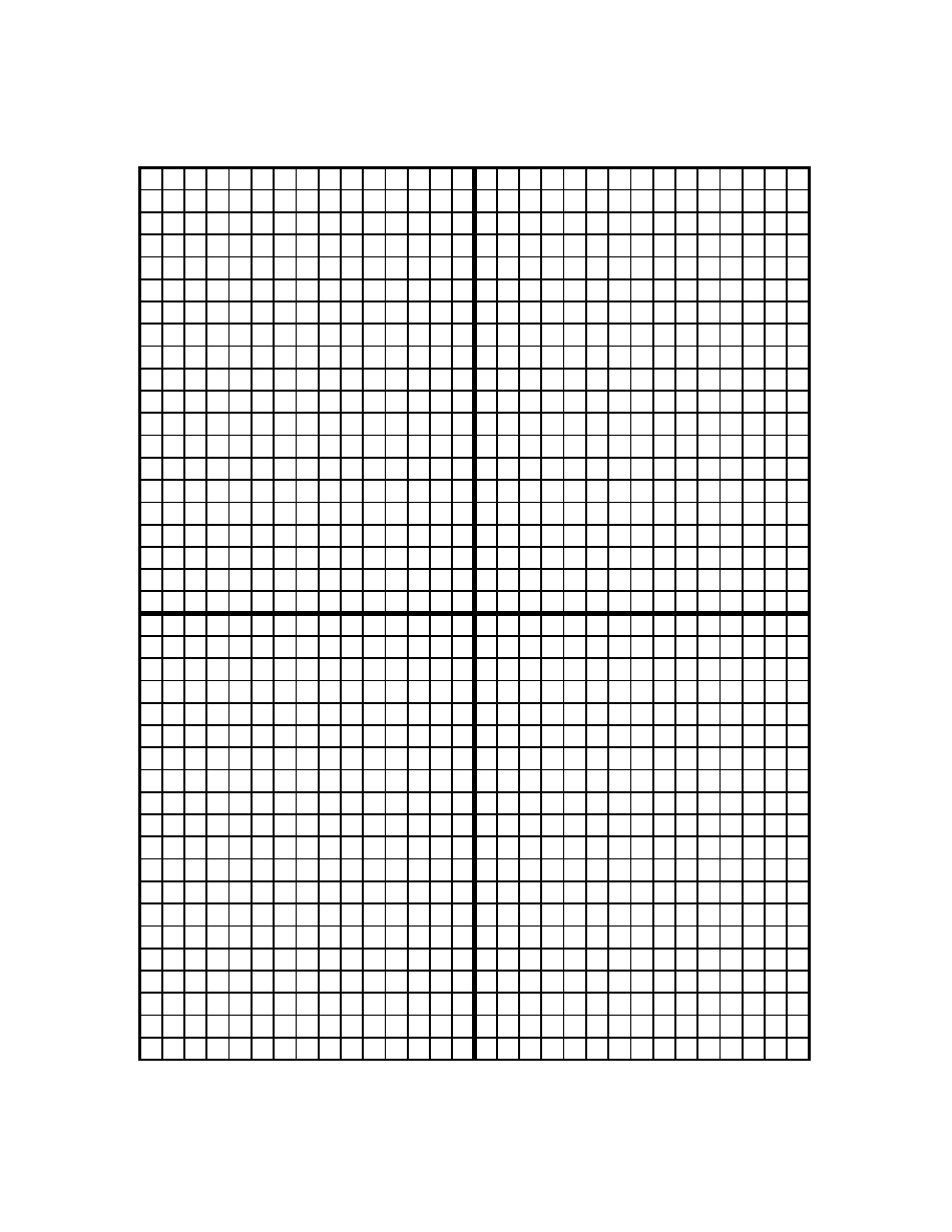 Graph Paper With Centered Xy Axis - 5 Lines/Inch Download Printable PDF ...