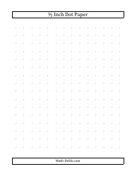 Document preview: 1/2 Inch Dot Paper