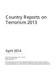 Document preview: Country Reports on Terrorism, 2013