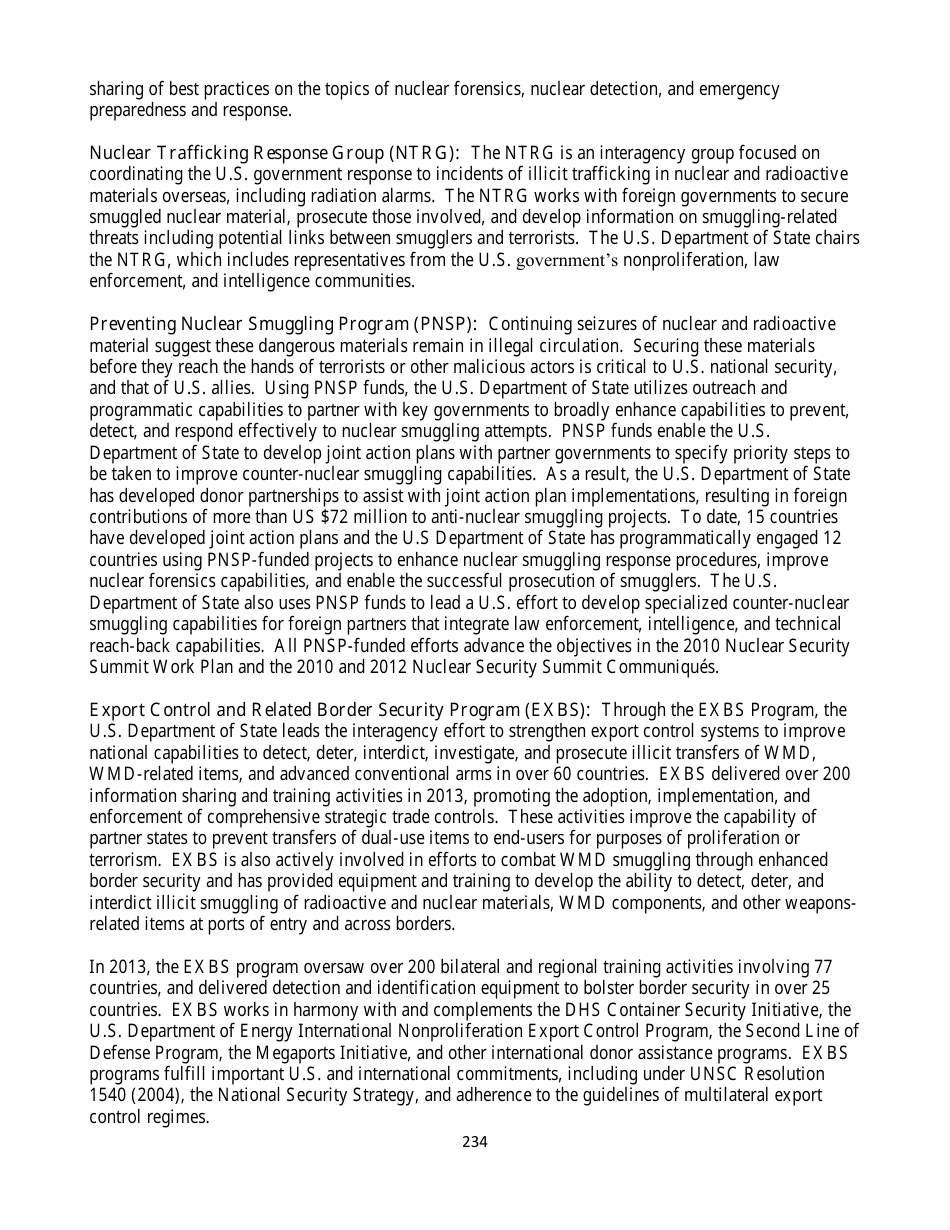 Country Reports on Terrorism, Page 234