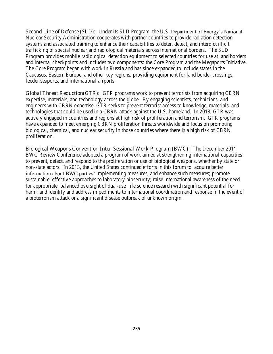 Country Reports on Terrorism, Page 235