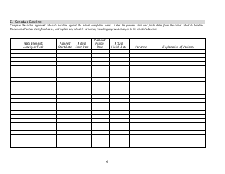 Project Closeout Report Template, Page 4