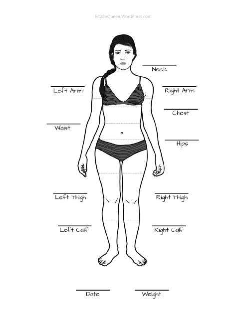 Female Body Measurement Chart