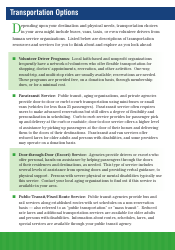 Choices for Mobility Independence: Transportation Resources for Older Adults, Page 3