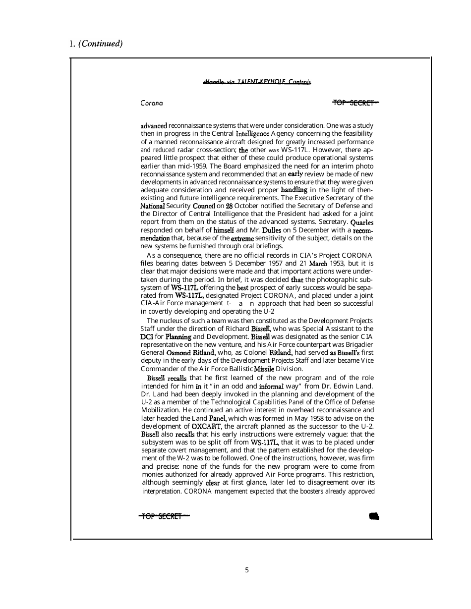 Corona: Americas First Satellite Program - Kevin C. Ruffner, Page 20