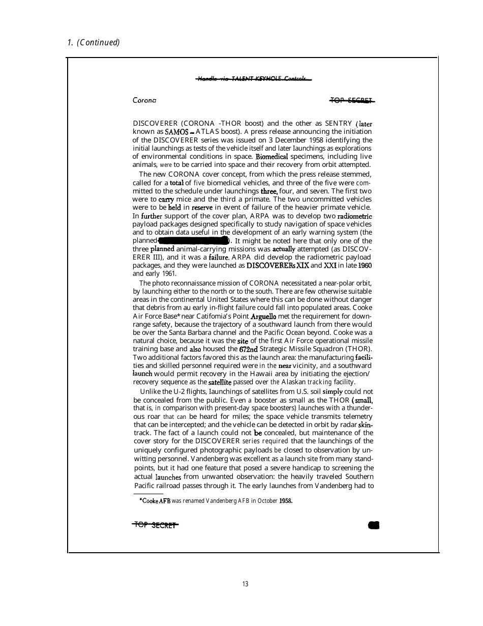 Corona: Americas First Satellite Program - Kevin C. Ruffner, Page 26