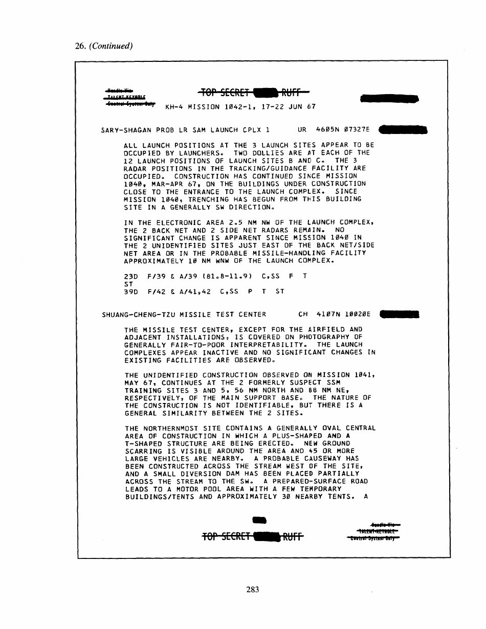 Corona: Americas First Satellite Program - Kevin C. Ruffner, Page 285