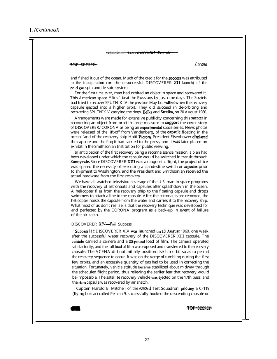 Corona: Americas First Satellite Program - Kevin C. Ruffner, Page 37