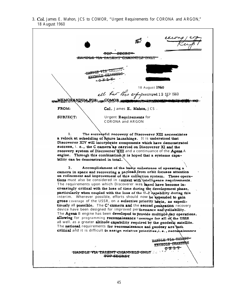 Corona: Americas First Satellite Program - Kevin C. Ruffner, Page 59