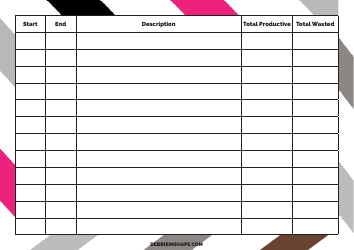 &quot;Time-Tracking Spreadsheet Template&quot;, Page 3