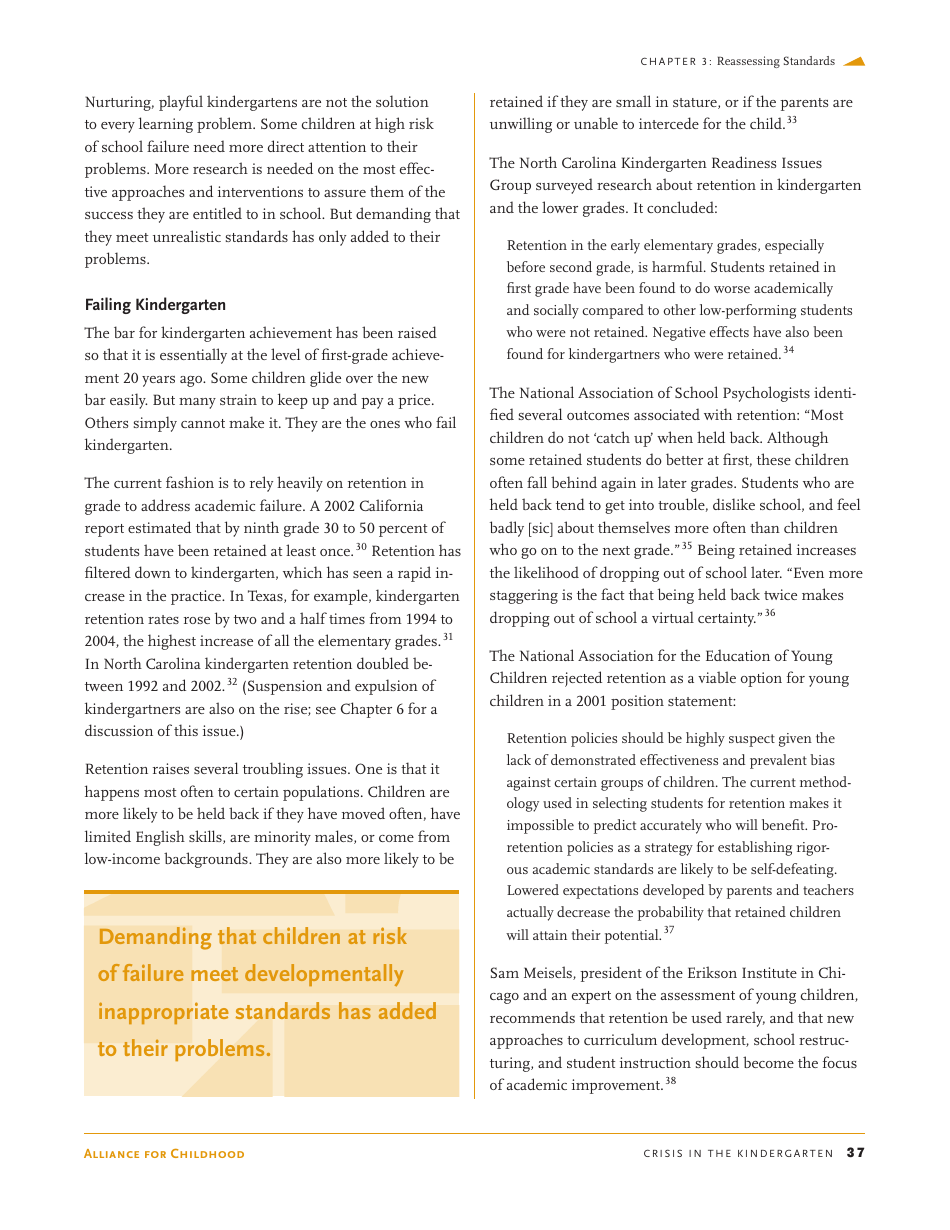 Crisis in the Kindergarten: Why Children Need to Play in School - Edward Miller, Joan Almon, Page 37