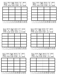 Check-Off Practice Chart Templates, Page 10