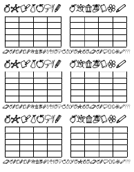 Check-Off Practice Chart Templates, Page 2