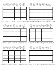 Check-Off Practice Chart Templates, Page 3