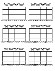 Check-Off Practice Chart Templates, Page 4