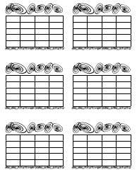 Check-Off Practice Chart Templates, Page 6