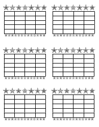 Check-Off Practice Chart Templates, Page 7