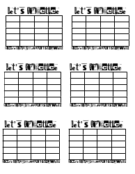 Check-Off Practice Chart Templates, Page 8