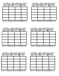 Check-Off Practice Chart Templates, Page 9