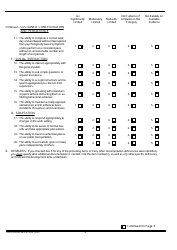Form SSA-4734-F4-SUP Mental Residual Functional Capacity Assessment, Page 2