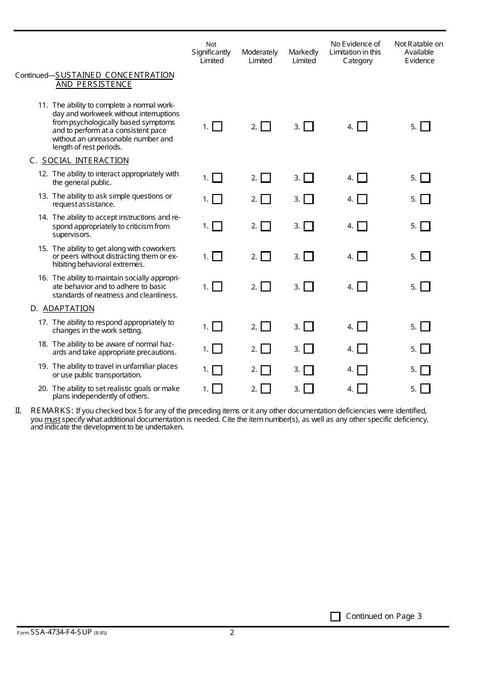 Form Ssa 4734 F4 Sup Fill Out Sign Online And Download Fillable Pdf Templateroller 5498