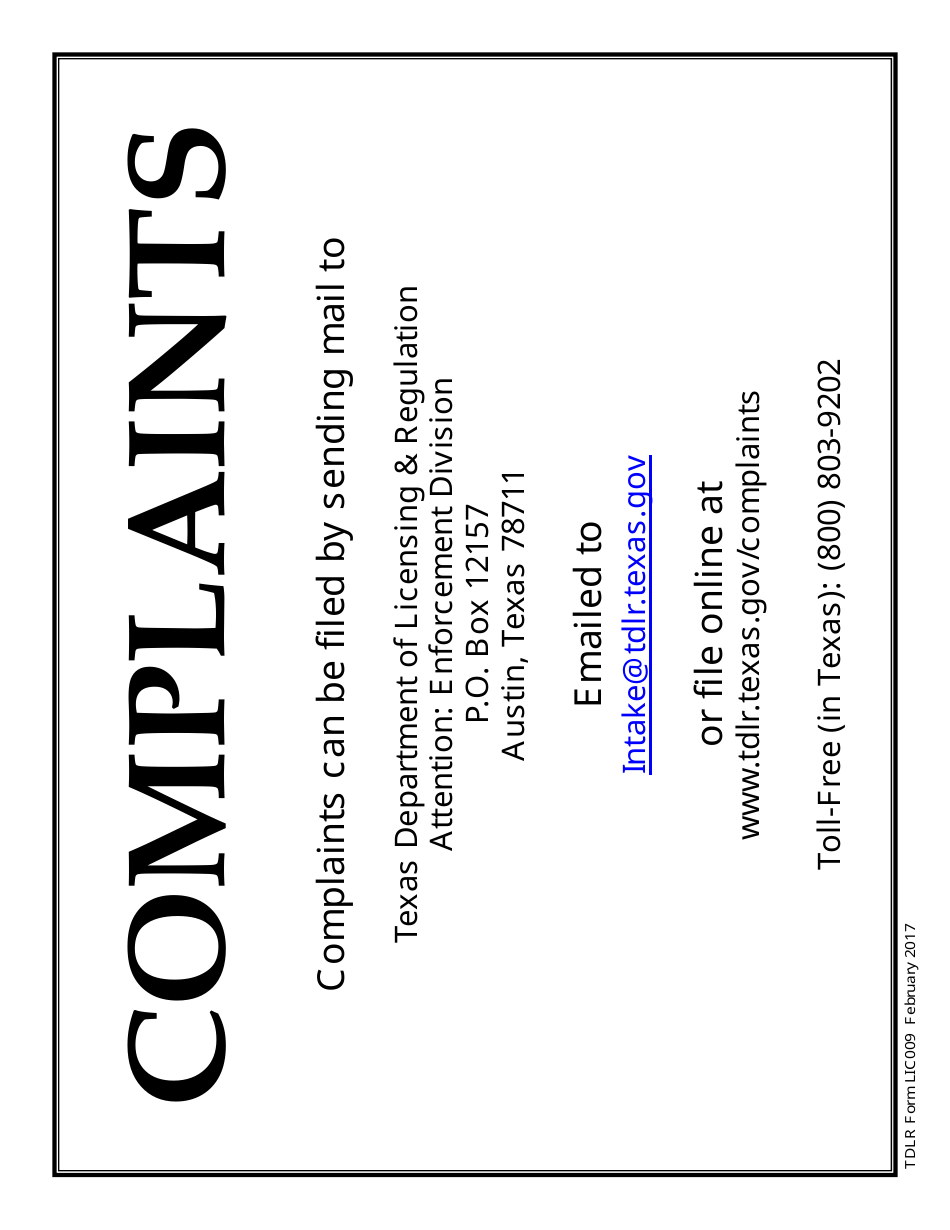 TDLR Form COS013 Cosmetology Mobile Salon License Application - Texas, Page 6