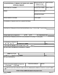 VA Form 10-0383 Catastrophically Disabled Veteran Evaluation, Page 2