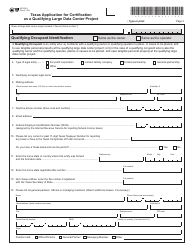 Form AP-236 Texas Application for Certification as a Qualifying Large Data Center Project - Texas, Page 3