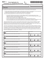 Form AP-233 Texas Application for Certification as a Qualifying Data Center - Texas, Page 6