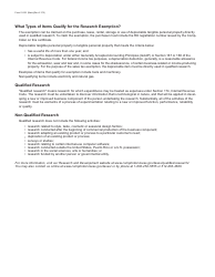 Form 01-931 Qualified Research Sales and Use Tax Exemption Certificate - Texas, Page 2