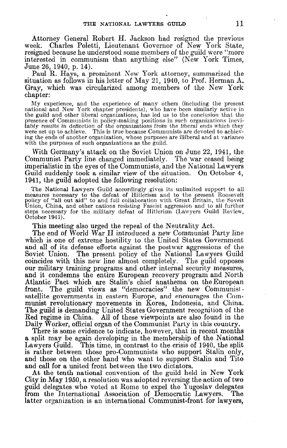 Report on the National Lawyers Guild - Legal Bulwark of the Communist Party, Page 13