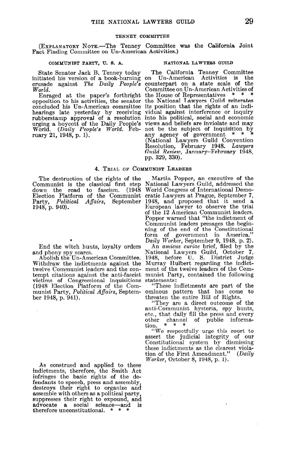 Report on the National Lawyers Guild - Legal Bulwark of the Communist Party, Page 31