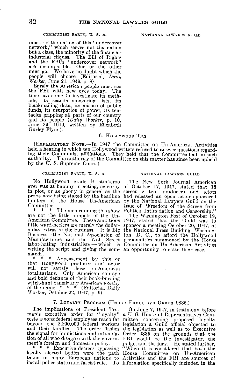 Report on the National Lawyers Guild - Legal Bulwark of the Communist Party, Page 34