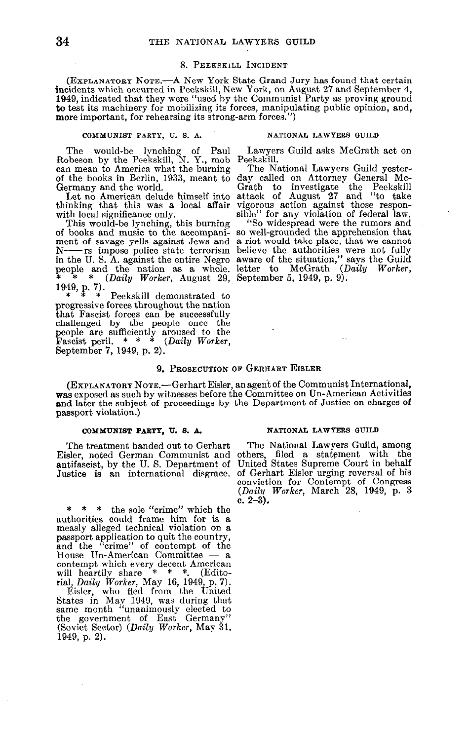 Report on the National Lawyers Guild - Legal Bulwark of the Communist Party, Page 36