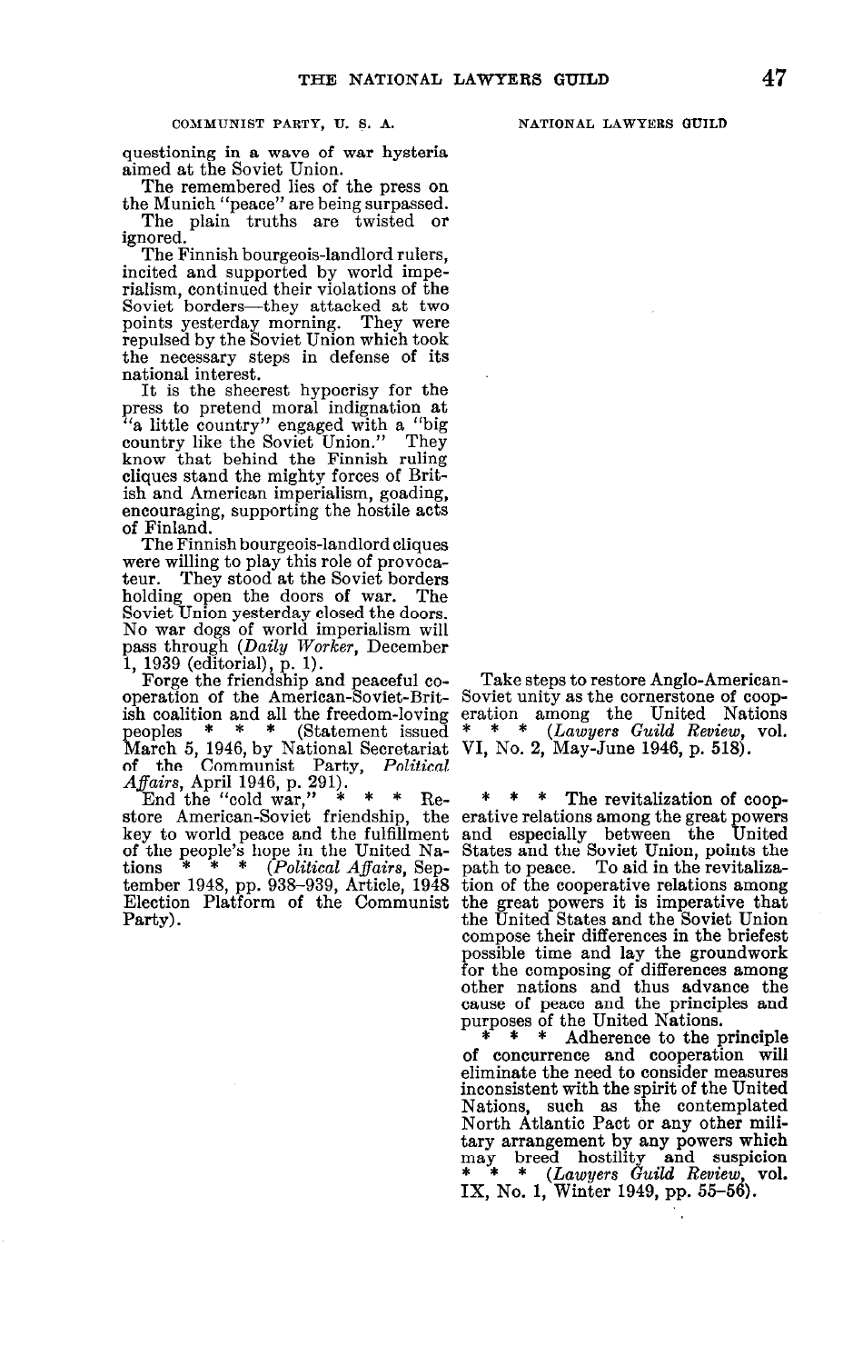 Report on the National Lawyers Guild - Legal Bulwark of the Communist Party, Page 49