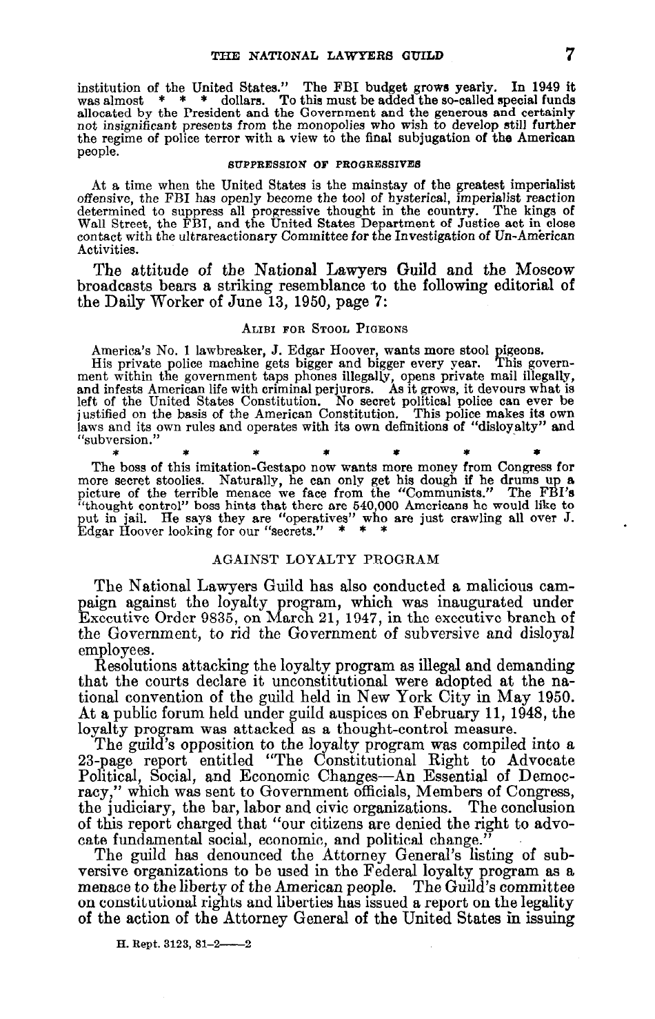 Report on the National Lawyers Guild - Legal Bulwark of the Communist Party, Page 9