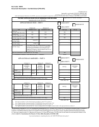 Document preview: Form PTO/SB/06 Patent Application Fee Determination Record