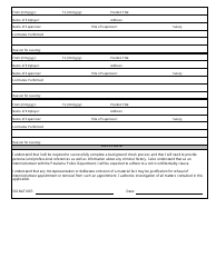 Petaluma Police Department Volunteer/Unpaid Intern/Chaplain Application - City of Petaluma, California, Page 2