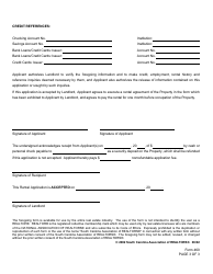 Form 460 Rental Application - South Carolina Association of Realtors - South Carolina, Page 3