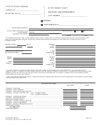 Document preview: Form 350PC Inventory and Appraisement Form - South Carolina