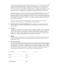 Basic Rental Agreement Template, Page 5